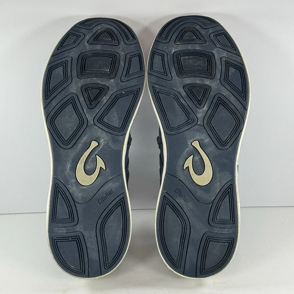 Olukai Holo Navy‎ Mesh Boat Athletic Running Walking Shoes Beach Men's Size 11.5